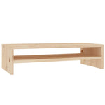 Tömör fenyőfa monitorállvány 50 x 24 x 13 cm 2