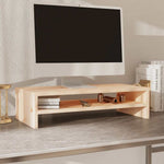 Tömör fenyőfa monitorállvány 50 x 24 x 13 cm 3