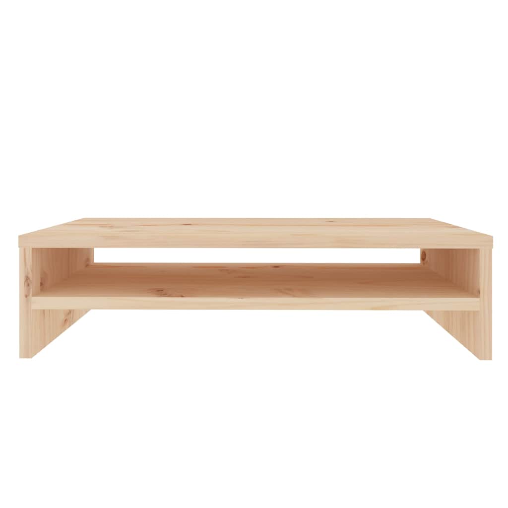 Tömör fenyőfa monitorállvány 50 x 24 x 13 cm 5