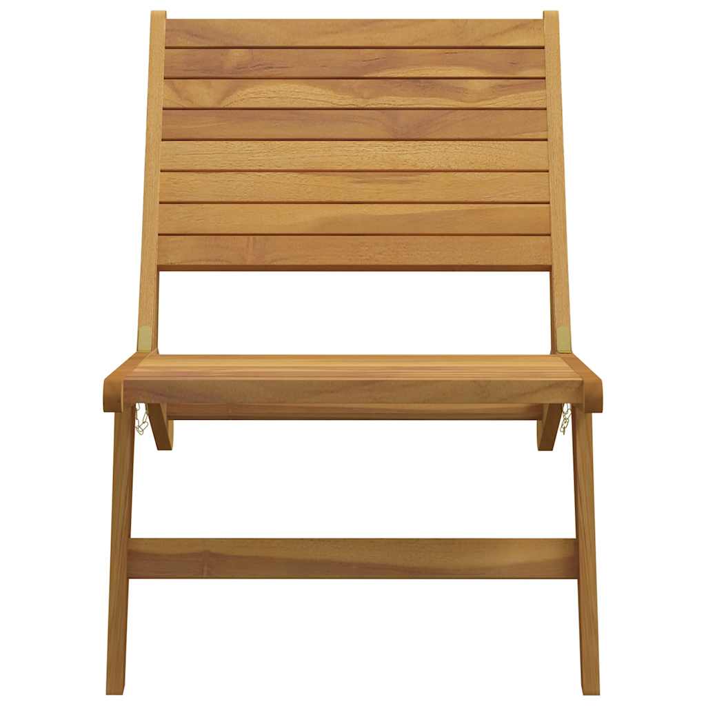 Összecsukható szék tömörfa teakfából 3