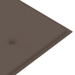Tömör tíkfa Batavia pad tópszínű párnával 150 cm 7