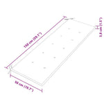 Tömör tíkfa Batavia pad tópszínű párnával 150 cm 9