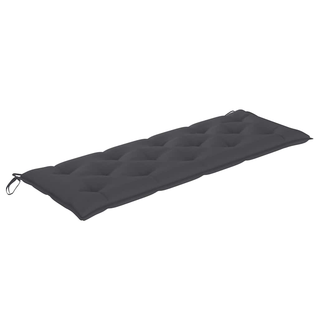 Tömör tíkfa Batavia pad antracitszürke párnával 150 cm 5