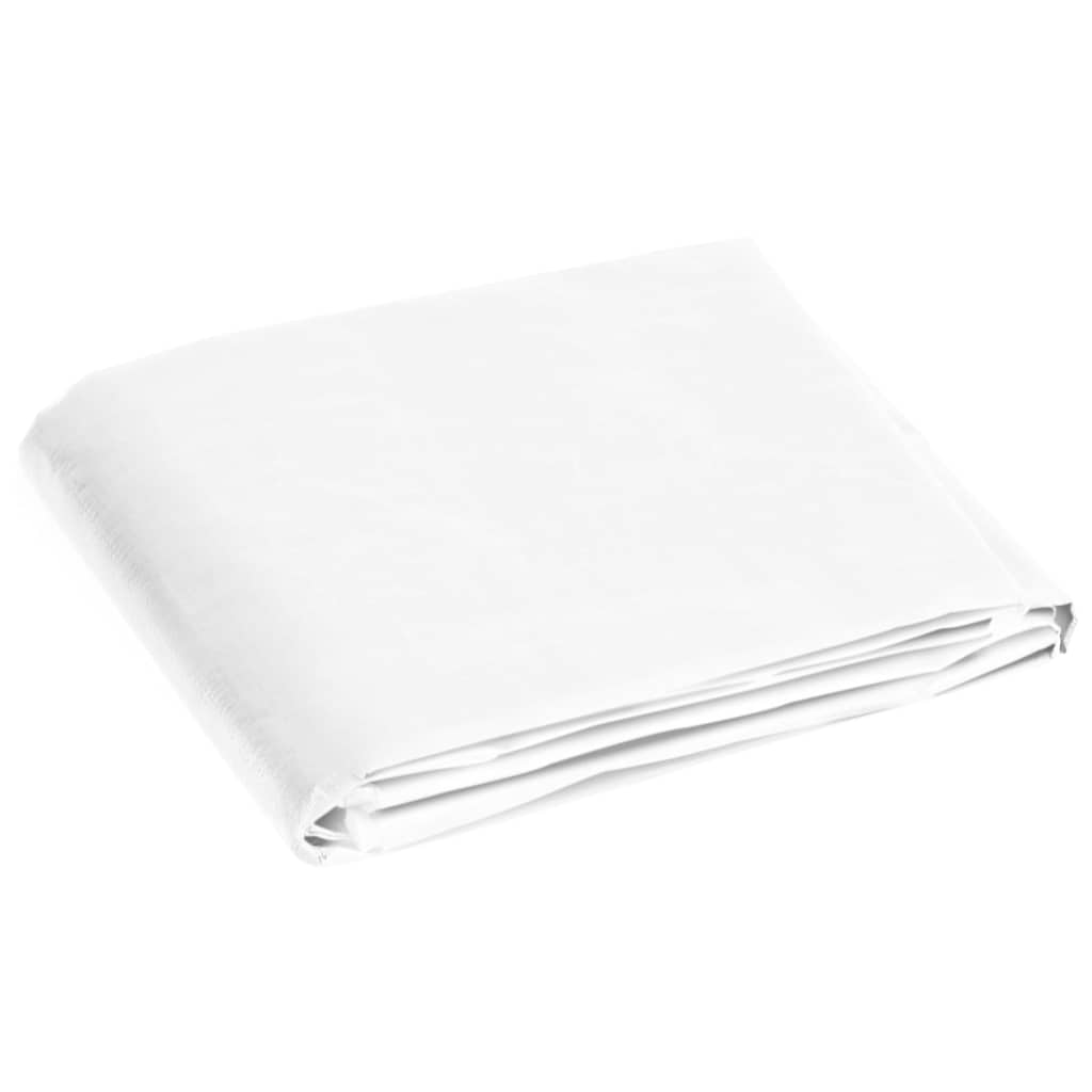 Fehér HDPE takaróponyva 180 g/m² 6 x 10 m 3