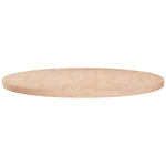 Kerek kezeletlen tömör tölgyfa asztallap Ø60 x 2,5 cm
