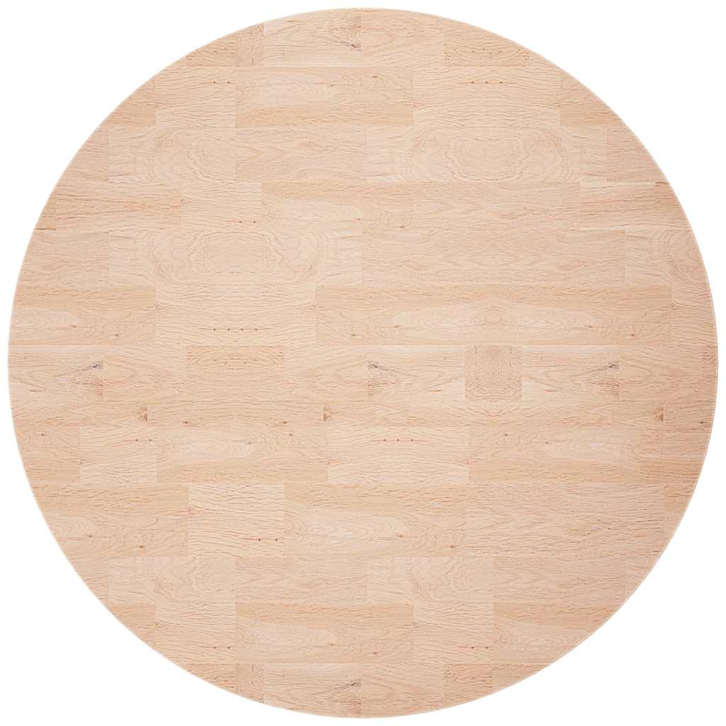 Kerek kezeletlen tömör tölgyfa asztallap Ø60 x 2,5 cm 2