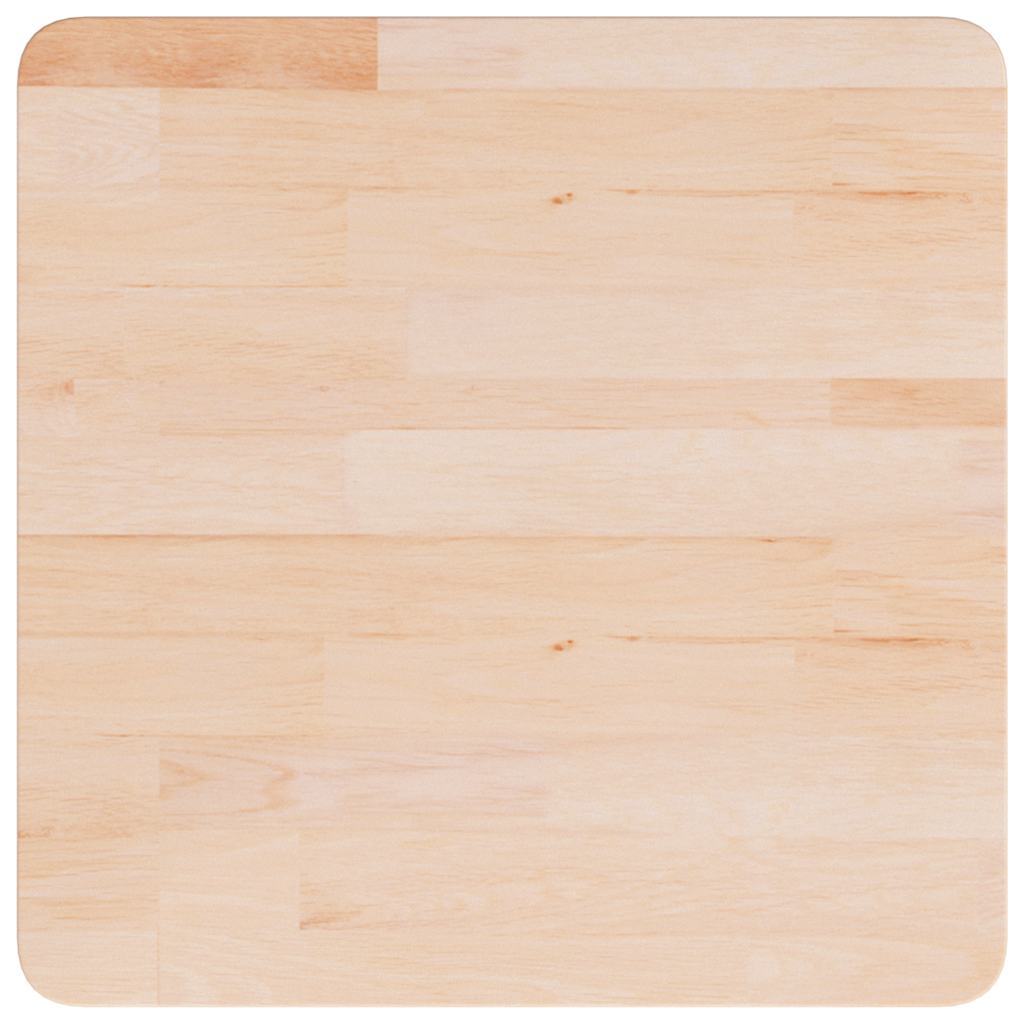 Kezeletlen tömör tölgyfa négyzet asztallap 50x50x2,5 cm 2