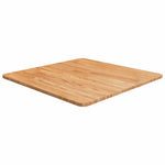 Világosbarna kezelt tömör tölgyfa négyzet asztallap 60x60x1,5cm