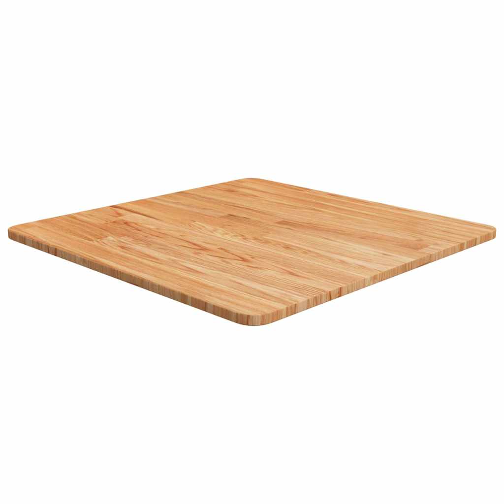 Világosbarna kezelt tömör tölgyfa négyzet asztallap 60x60x1,5cm
