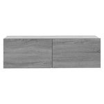 Szürke sonoma színű szerelt fa TV-szekrény 100 x 30 x 30 cm 5