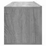 Szürke sonoma színű szerelt fa TV-szekrény 100 x 30 x 30 cm 7