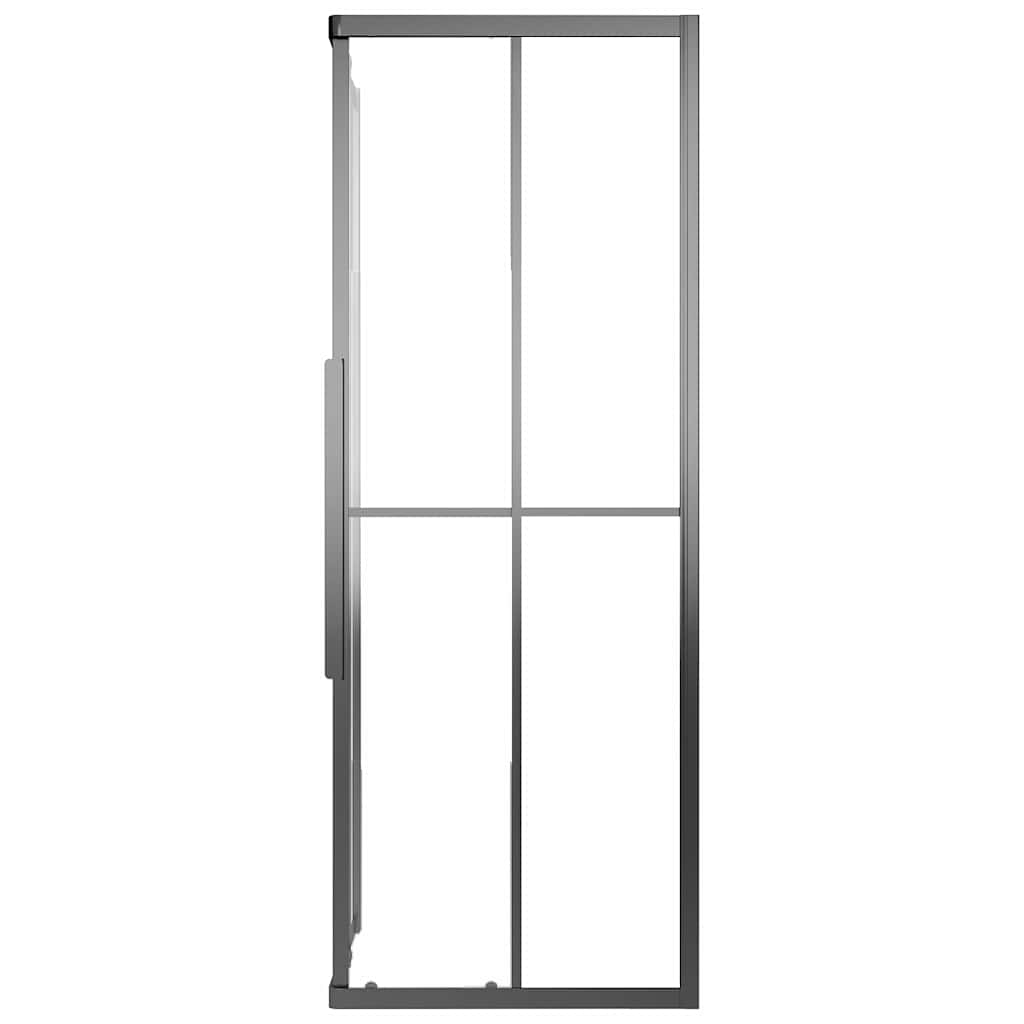 Fekete ESG tejüveg zuhanykabin 80 x 70 x 180 cm 6