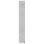 Betonszürke szerelt fa cipőszekrény 59x17x108 cm 5