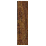 Füstös tölgy színű szerelt fa cipősszekrény 63x24x103 cm 5