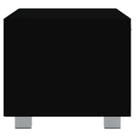 Fekete szerelt fa TV-szekrény 120 x 40,5 x 35 cm 6