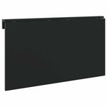 Fekete szerelt fa összecsukható fali asztal 100x60x56 cm 5