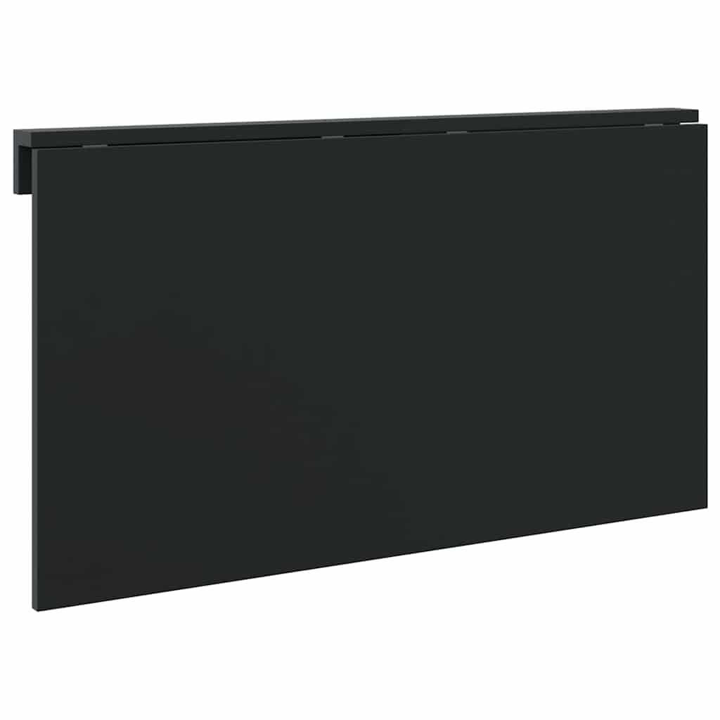 Fekete szerelt fa összecsukható fali asztal 100x60x56 cm 5