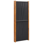 Fekete 5 paneles térelválasztó 350x180 cm 5