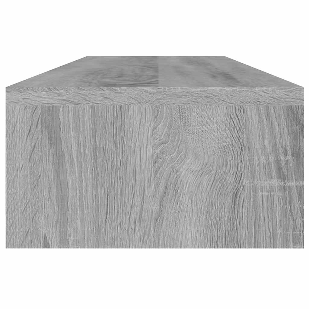 Szürke sonoma színű szerelt fa monitorállvány 100 x 24 x 13 cm 5