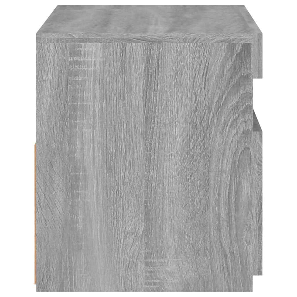 Szürke sonoma színű TV-szekrény LED-ekkel 60 x 35 x 40 cm 8