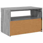 Szürke sonoma színű TV-szekrény LED-ekkel 60 x 35 x 40 cm 7