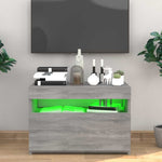 Szürke sonoma színű TV-szekrény LED-ekkel 60 x 35 x 40 cm 3