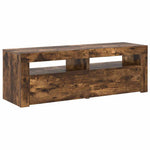 Füstös tölgy színű TV-szekrény LED-ekkel 120 x 35 x 40 cm 5