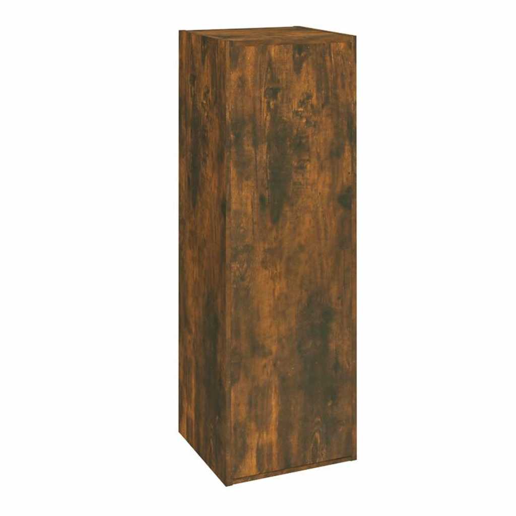 Füstös tölgy színű szerelt fa TV-szekrény 30,5x30x90 cm 2