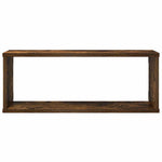 4 db füstös tölgy színű szerelt fa fali kockapolc 60x15x23 cm 5