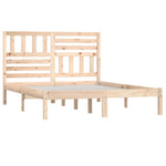 Tömör fenyőfa ágykeret 140 x 190 cm 3