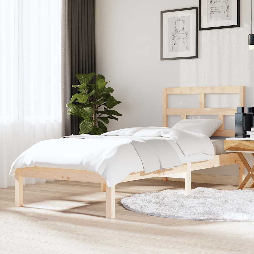 Tömör fa ágykeret 75 x 190 cm (Small Single)