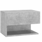 2 db betonszürke falra szerelhető éjjeliszekrény 4