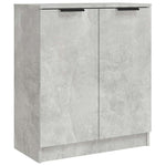 Betonszürke szerelt fa tálalóasztal 60 x 30 x 70 cm 2