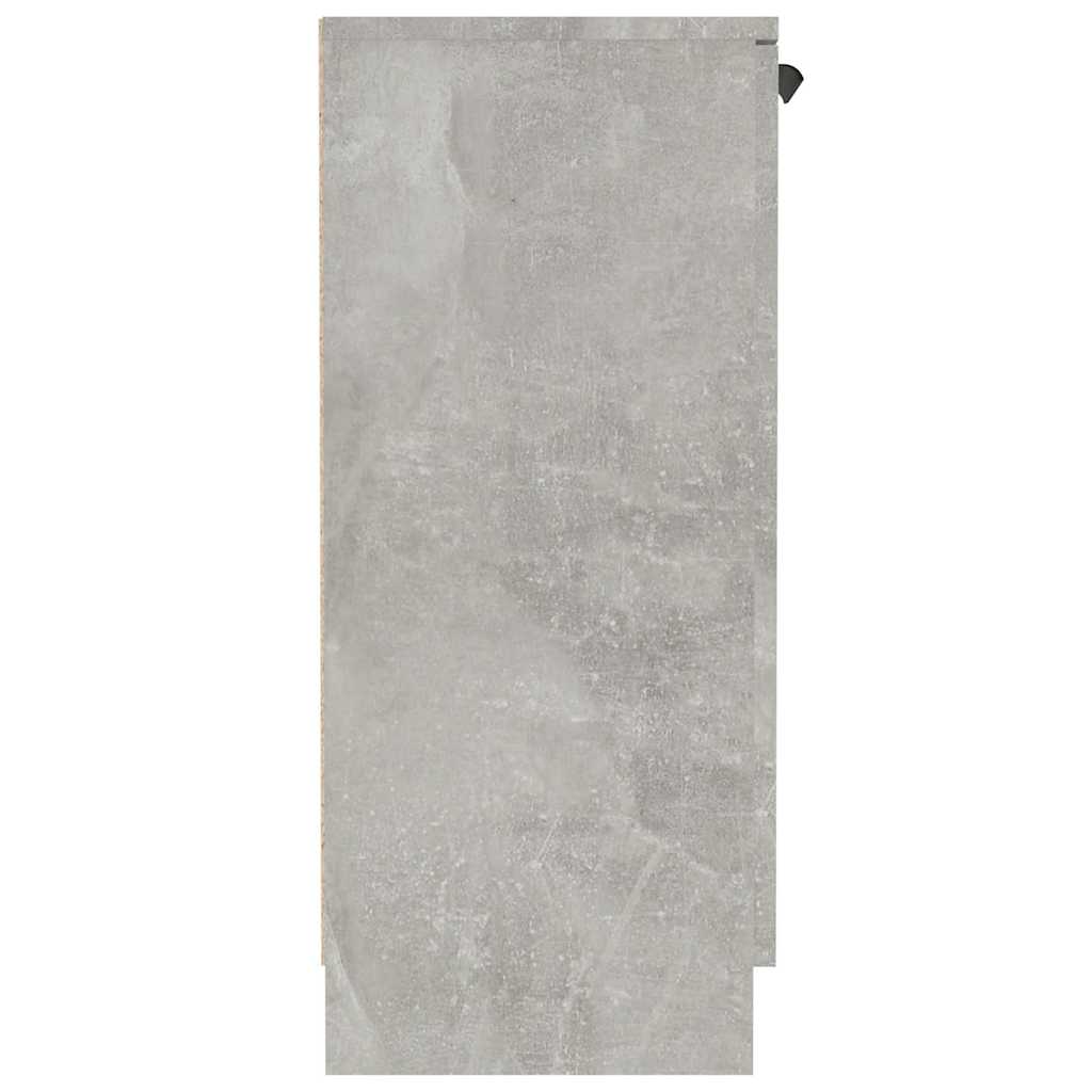 Betonszürke szerelt fa tálalóasztal 60 x 30 x 70 cm 4