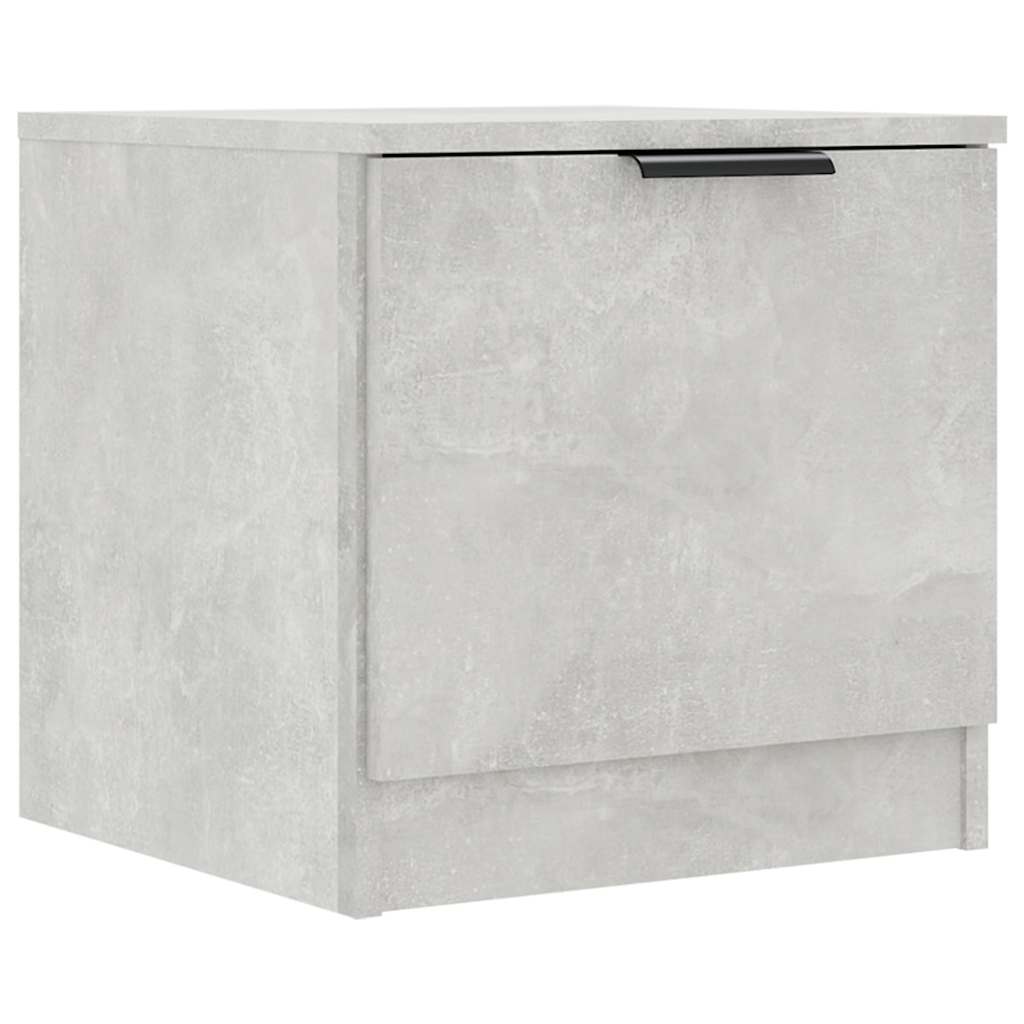 2 db betonszürke éjjeliszekrény 40 x 39 x 40 cm 5