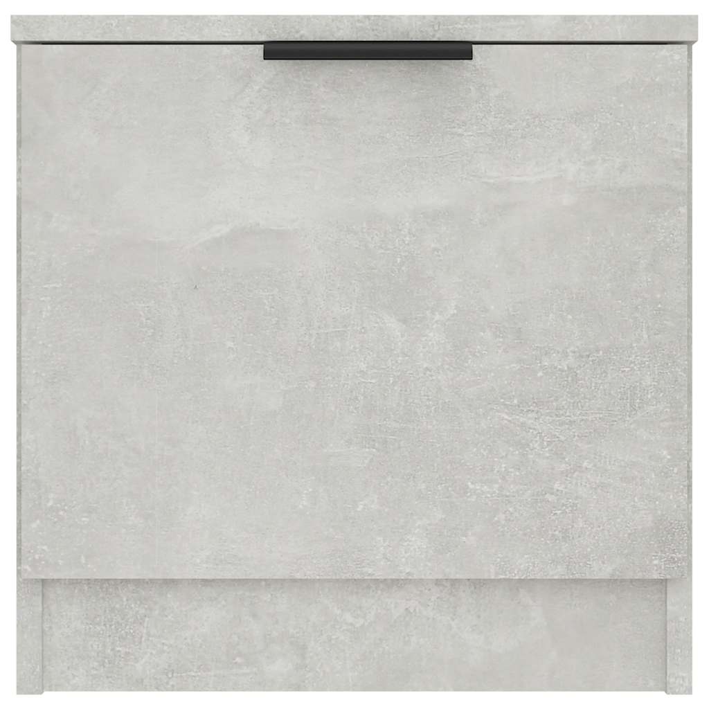 2 db betonszürke éjjeliszekrény 40 x 39 x 40 cm 6