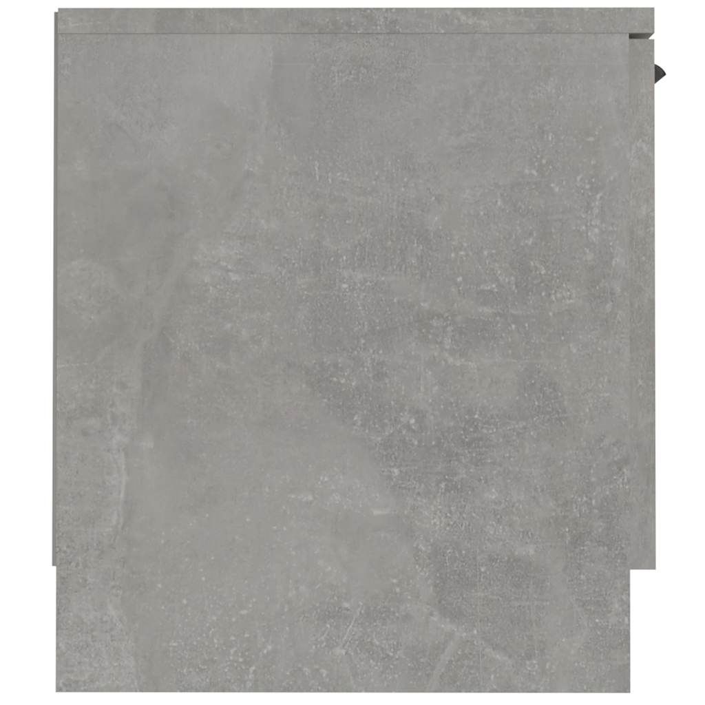 Betonszürke szerelt fa TV-szekrény 140x35x40 cm 6