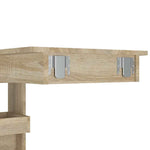 Sonoma tölgy színű fatermék fali bárasztal 102 x 45 x 103,5 cm 8