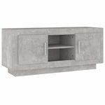 Betonszürke szerelt fa TV-szekrény 102x35x45 cm 2