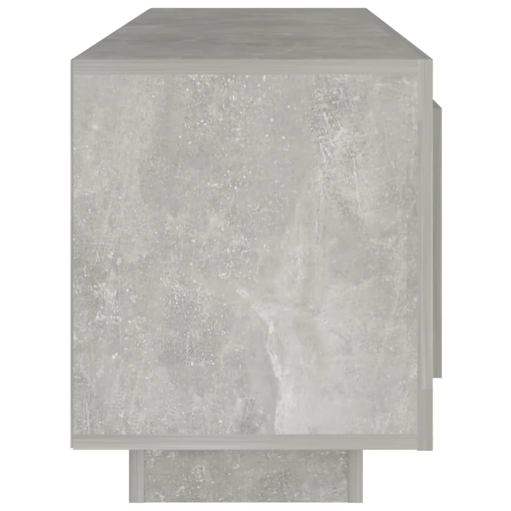 Betonszürke szerelt fa TV-szekrény 102x35x45 cm 6