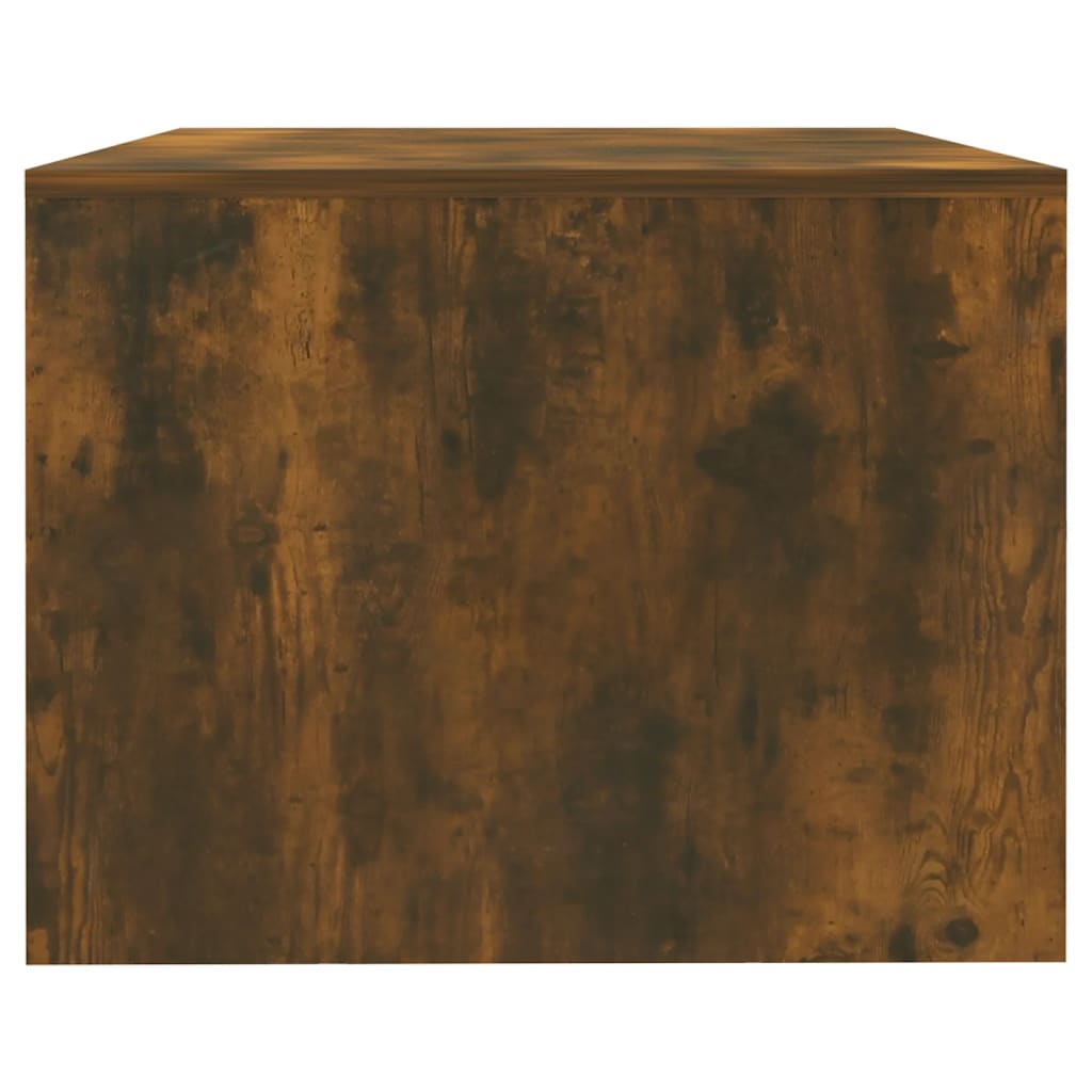 Füstös tölgy színű szerelt fa dohányzóasztal 102 x 55 x 42 cm 8