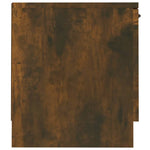 Füstös tölgy színű szerelt fa TV-szekrény 140 x 35 x 40 cm 6