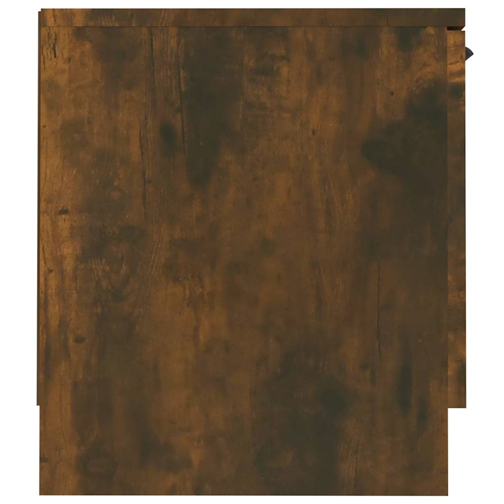Füstös tölgy színű szerelt fa TV-szekrény 140 x 35 x 40 cm 6