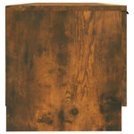 Füstös tölgy színű szerelt fa TV-szekrény 102 x 35 x 36,5 cm 5