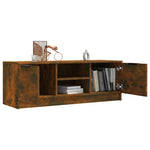 Füstös tölgy színű szerelt fa TV-szekrény 102 x 35 x 36,5 cm 7