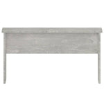 Betonszürke szerelt fa dohányzóasztal 80 x 50,5 x 41,5 cm 4