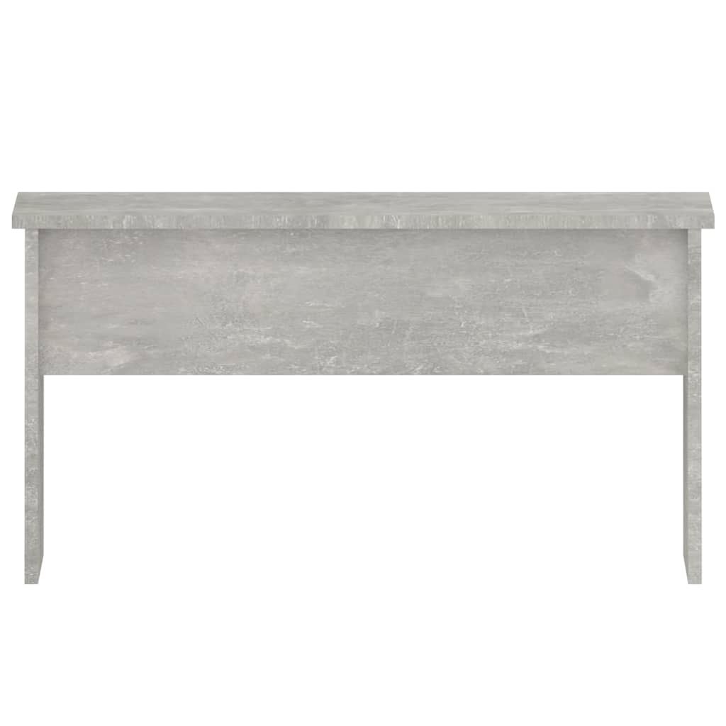 Betonszürke szerelt fa dohányzóasztal 80 x 50,5 x 41,5 cm 4
