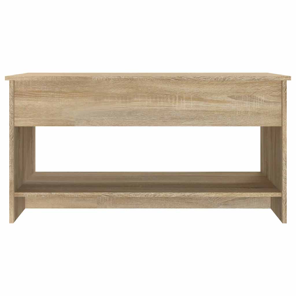Sonoma tölgy színű szerelt fa dohányzóasztal 102x50x52,5 cm 6