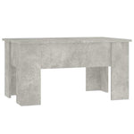 Betonszürke szerelt fa dohányzóasztal 79x49x41 cm 2