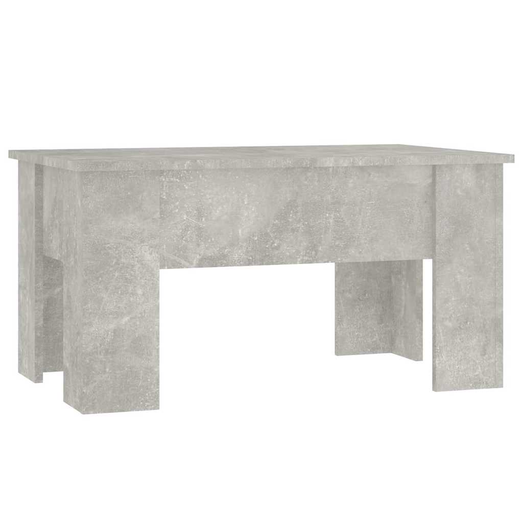 Betonszürke szerelt fa dohányzóasztal 79x49x41 cm 2